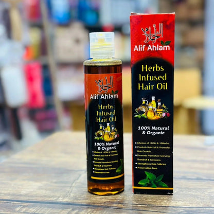 Alif Ahlam Herbs Infused Hair Oil